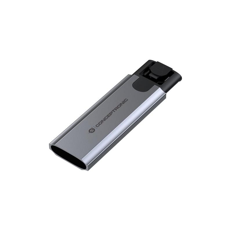 Caja externa usb - c conceptronic dante hd m.2 nvme ssd usb - c 3.2 gen2 - usb - a