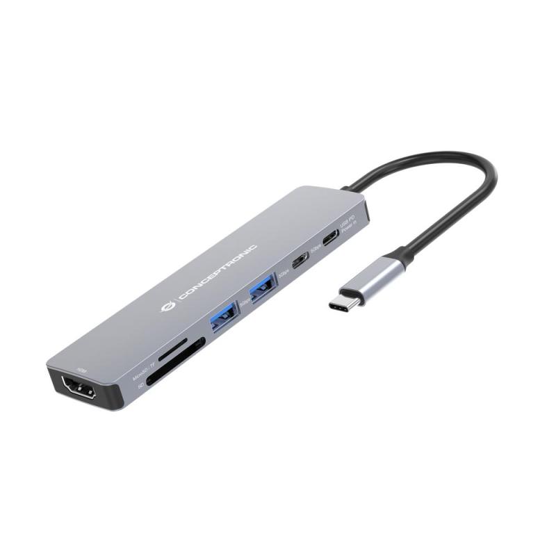 Docking station conceptronic donn28g usb tipo c 7 en 1