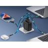 Cargador de pared conceptronic althea18b 100w 3x usb tipo c 1x usb tipo a