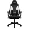 Silla gaming aerocool admiral negra - blanca