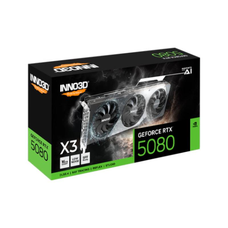 Tarjeta grafica inno3d rtx 5080 x3 gaming oc 16gb