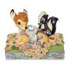 Figura enesco disney bambi y amigos entre flores - Imagen 1