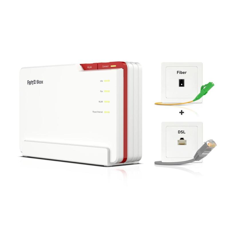 Router wifi 7 fritz! box 5690 pro 1x2 -5gb wan 4xgb l