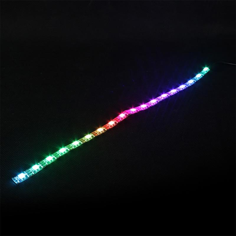 Tira led argb phoenix 30 cm - conector 3 pines - fijacion magnetica - compatible con caja phevolve phwhitediamond y phblackdiamo