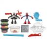 Juego hasbro play - doh spiderman launch and slice battle