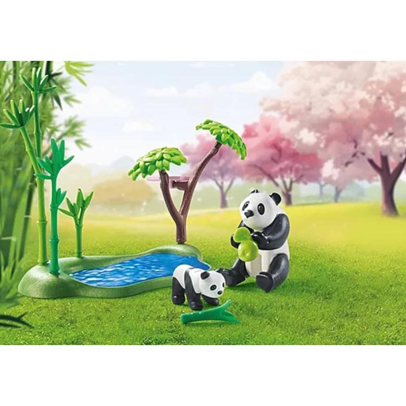 Playmobil - jardín asiático con panda