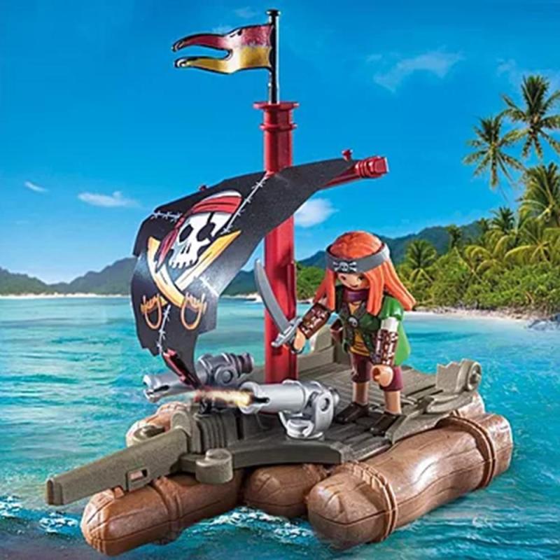 Playmobil - bote pirata con tesoro