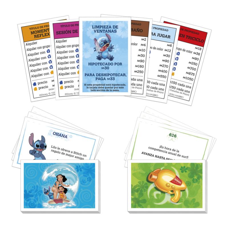 Juego de mesa monopoly stitch