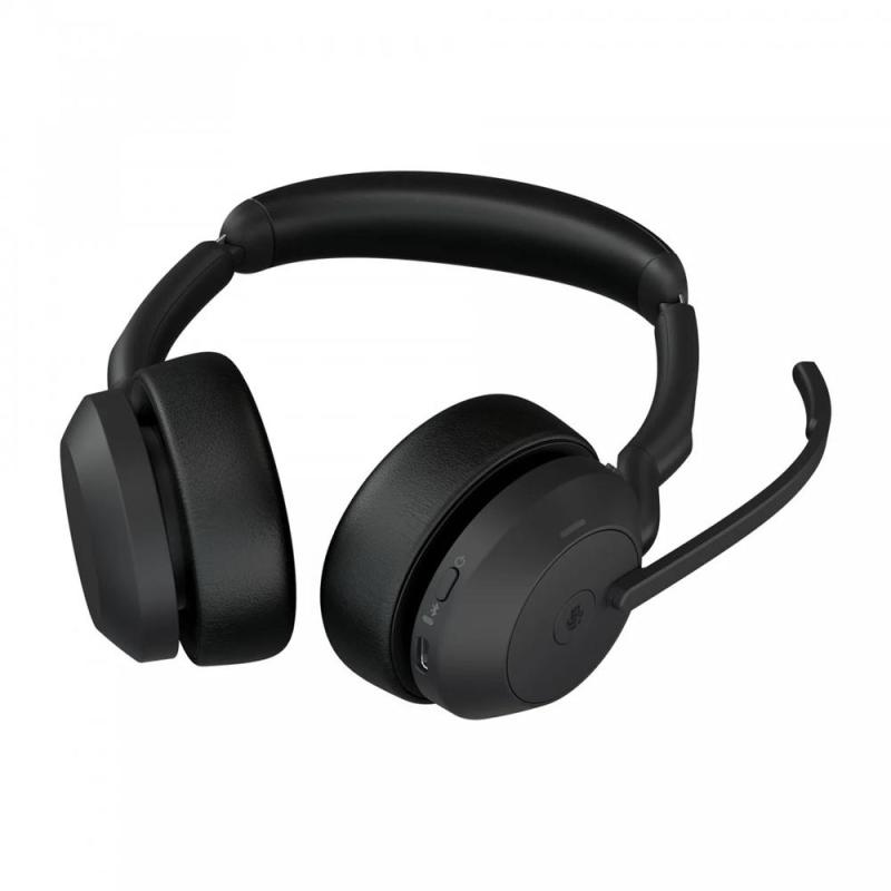 Auriculares jabra evolve2 55 ms stereo inalambrico negro