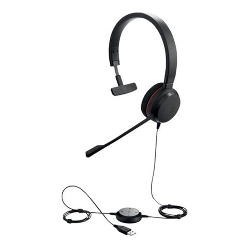 Auriculares jabra evolve 20 ms negro