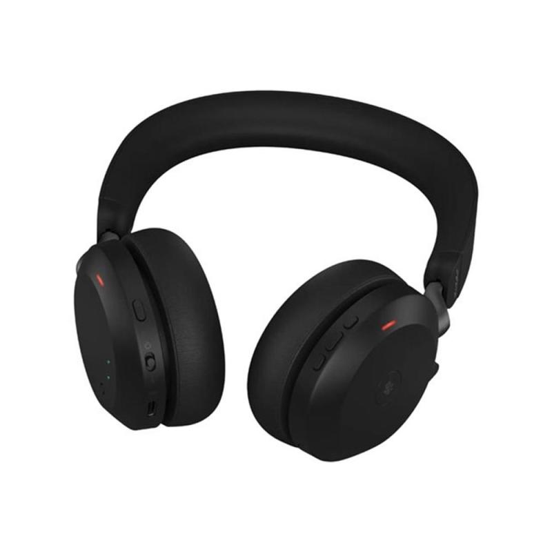 Auriculares jabra evolve2 75 ms stereo inalambrico negro