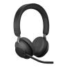 Auriculares jabra evolve2 65 uc stereo inalambrico negro