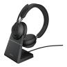 Auriculares jabra evolve2 65 ms stereo inalambrico negro