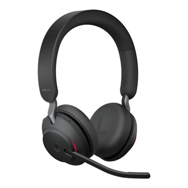 Auriculares jabra evolve2 65 ms stereo inalambrico negro