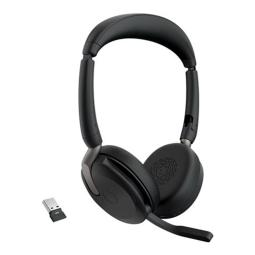 Auriculares jabra evolve2 65 flex uc stereo inalambrico negro