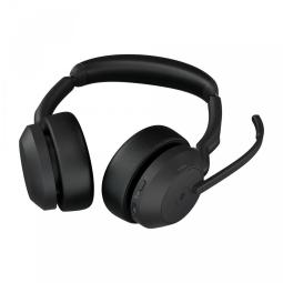 Auriculares jabra evolve2 55 ms stereo inalambrico negro