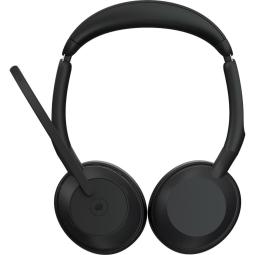 Auriculares jabra evolve2 55 ms stereo inalambrico negro
