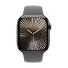 Smartwatch apple watch series 10 gps + cell 42mm natural titanium stone grey sport band s - m