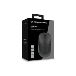 Raton inalambrico conceptronic lorcan04b negro