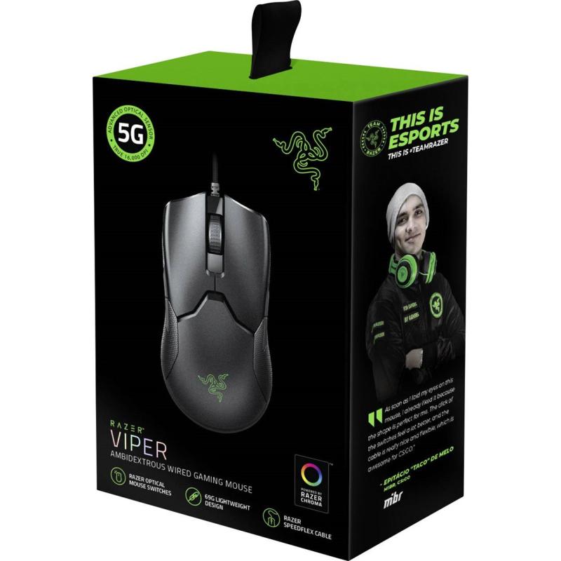 Mouse raton gaming razer viper chroma rgb usb