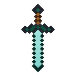 Lámpara paladone minecraft espada de diamante