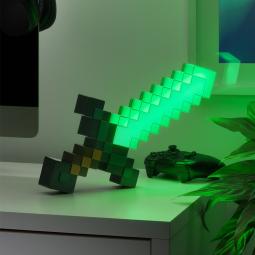 Lámpara paladone minecraft espada de diamante