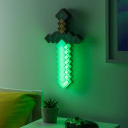 Lámpara paladone minecraft espada de diamante