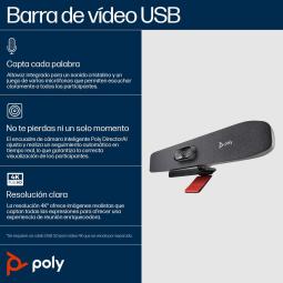 Webcam poly studio 30 4k uhd