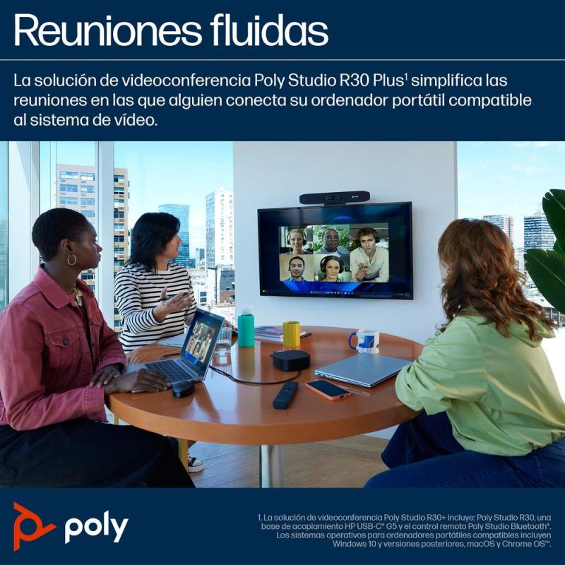 Webcam poly studio 30 4k uhd