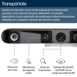 Webcam poly studio v52 4k uhd