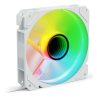 Ventilador caja sharkoon mirror pwm rgb reverse blanco