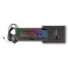 Kit mars gaming teclado + raton + alfombrilla + auricular
