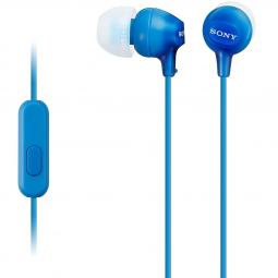 Auriculares sony mdr - ex15apb boton azul - microfono - Imagen 1