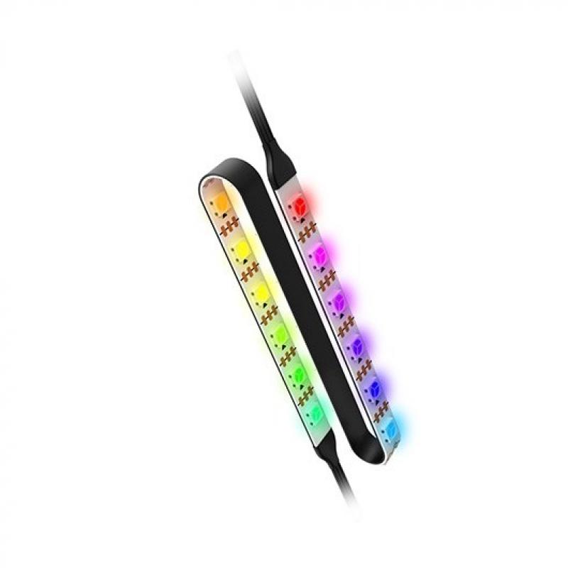 Tira led argb nox stripe argb flexible - magnetica - adhesiva - 20 leds - 40 x 1cm nxhummersargb - Imagen 1