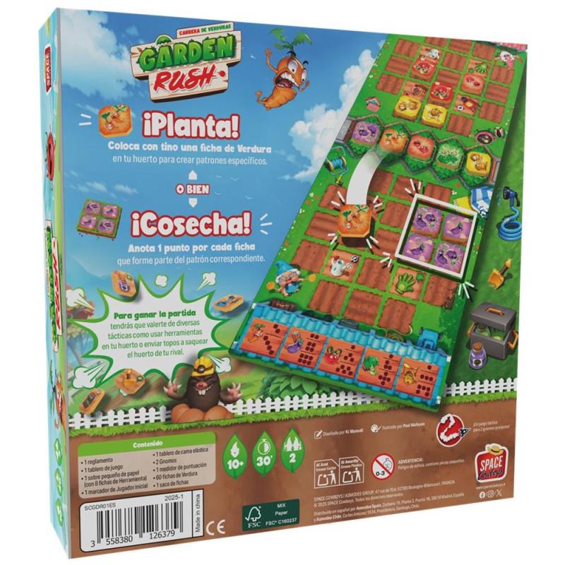 Juego de mesa garden rush