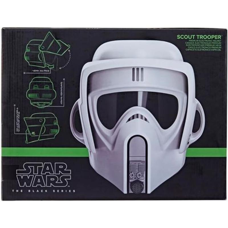 Casco electrónico hasbro star wars the black series return of the jedi scout trooper