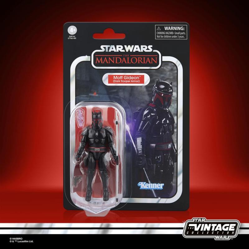 Figura hasbro star wars the vintage collection the mandalorian moff gideon dark trooper armor