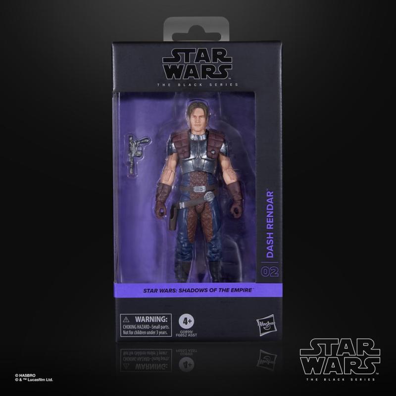 Figura hasbro star wars the black series shadows of the empire dash rendar