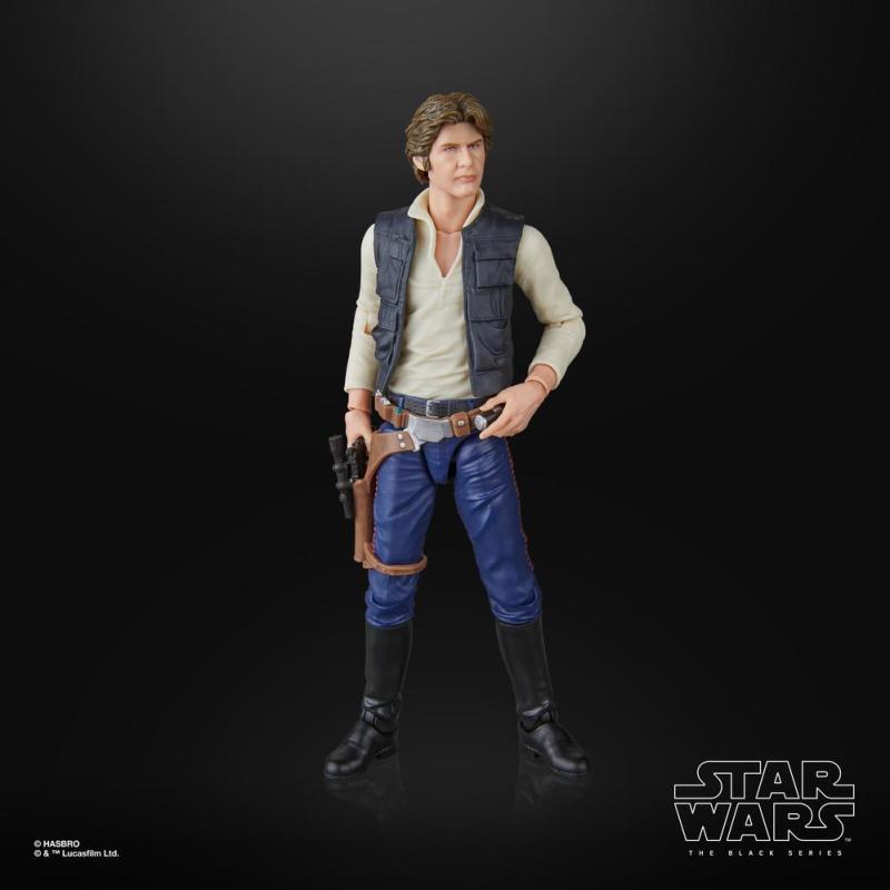 Figura hasbro star wars the black series a new hope han solo