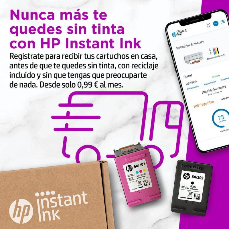 Multifunción inyección hp envy 6020e wifi duplex