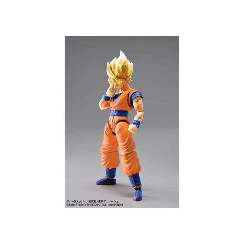 Maqueta figure - rise standard super saiyan son goku pkg renewal re - run