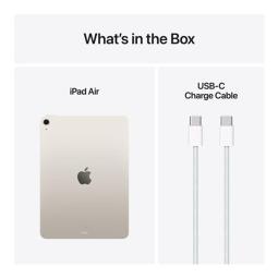 Apple ipad air 8gb 256gb wifi starlight 11 pulgadas