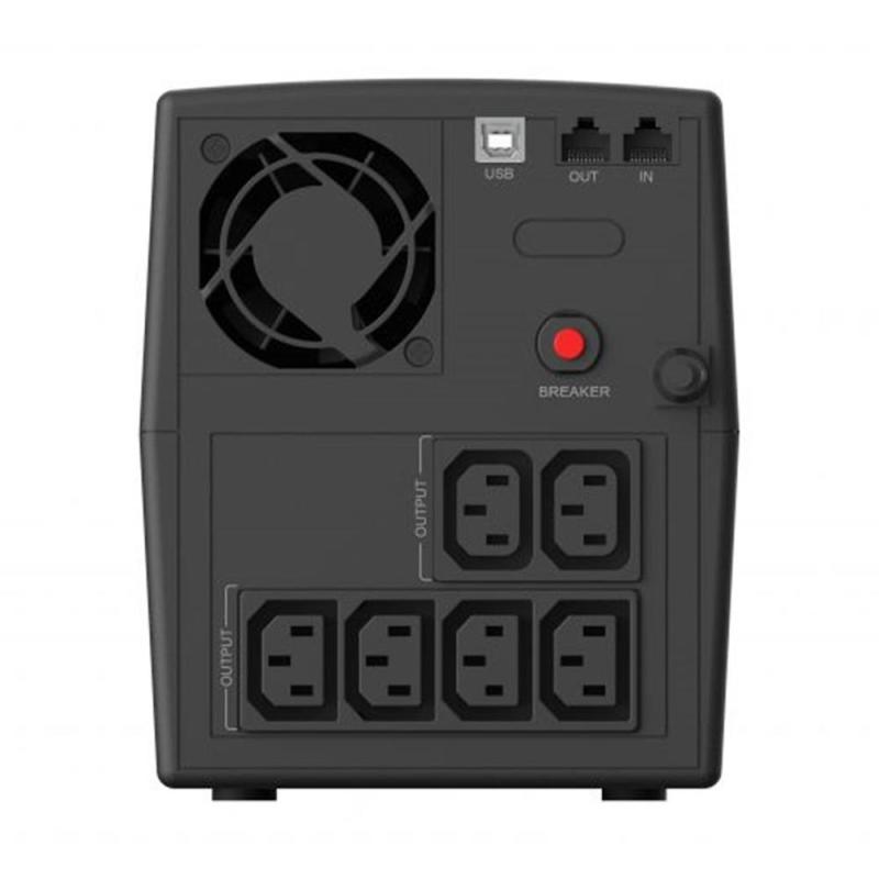 Sai conceptronic zeus08e 1500va 900w schuko iec mart lan sw