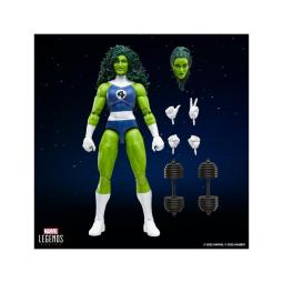 Figura hasbro marvel legends series retro fantastic four she hulk