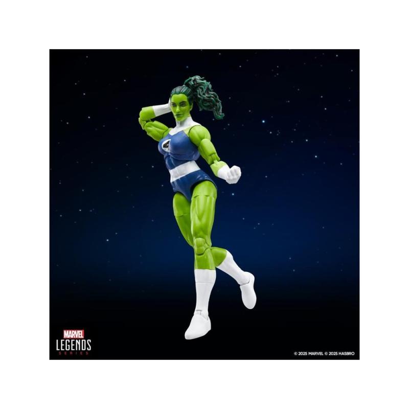 Figura hasbro marvel legends series retro fantastic four she hulk
