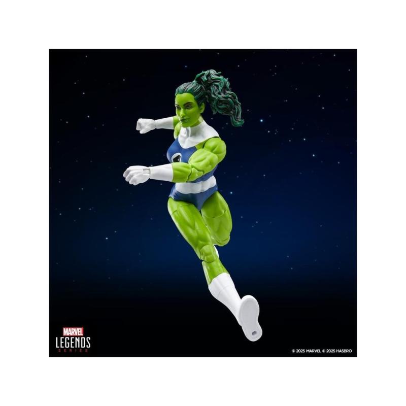Figura hasbro marvel legends series retro fantastic four she hulk
