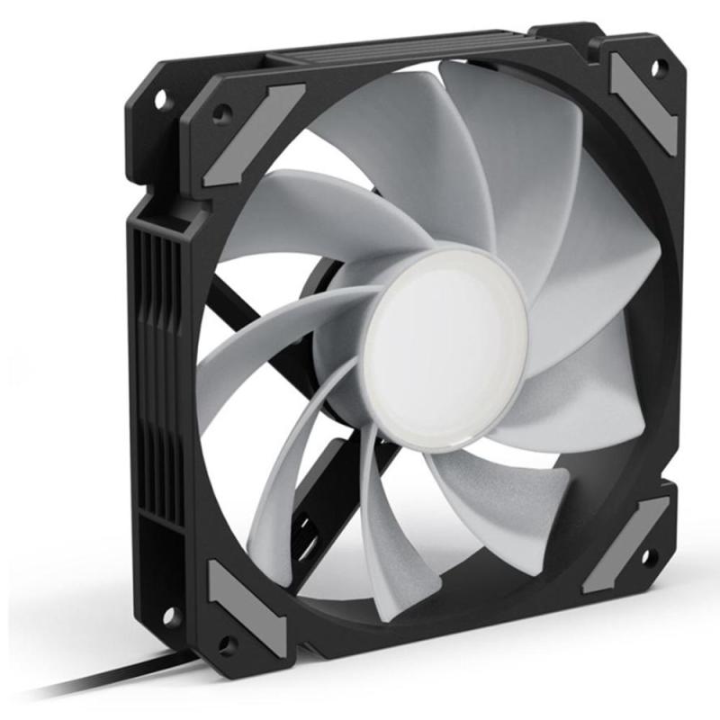Ventilador cpu sharkoon mirror pwm rgb 120mm negro