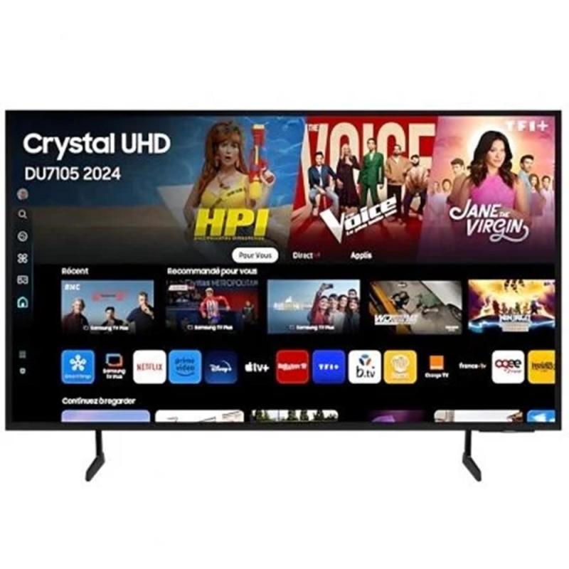 Tv samsung 43 pulgadas led 4k crystal uhd - tu43du7105 - smart tv