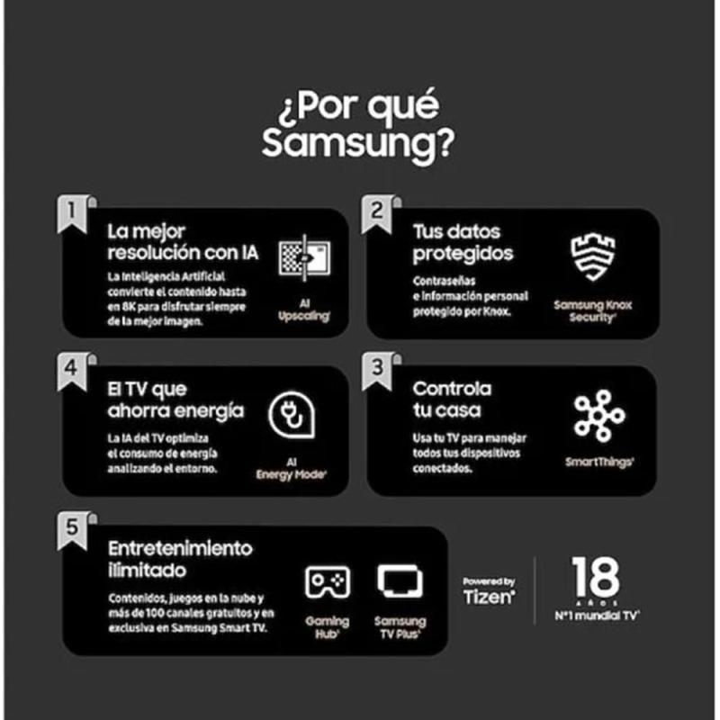 Tv samsung 50 pulgadas led 4k - tu50du7105k - smart tv