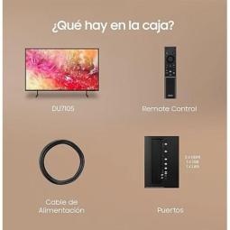 Tv samsung 50 pulgadas led 4k - tu50du7105k - smart tv